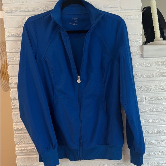 Royal Blue Women's Scrub Jacket - Picture 1 of 3